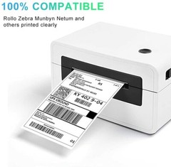 2000 Labels Fanfold 4×6 Direct Thermal Label Shipping Zebra ZP450 ZP505 1000