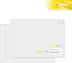 Self Adhesive Multi-Purpose Labels, 24 Labels per A4 Sheet, 2400 Labels for Lase