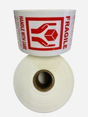 2″x3″ Fragile Hands on Box Labels (Rd/Wh) Safe Handling Adhesive Stickers 500PCS