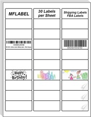 Bulk Shipping Labels – 1″ x 2-5/8″ – 15,000 Count + Bonus