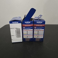 3 PACK Brother QL Label Printer DK-1201 Standard White Paper Address Labels