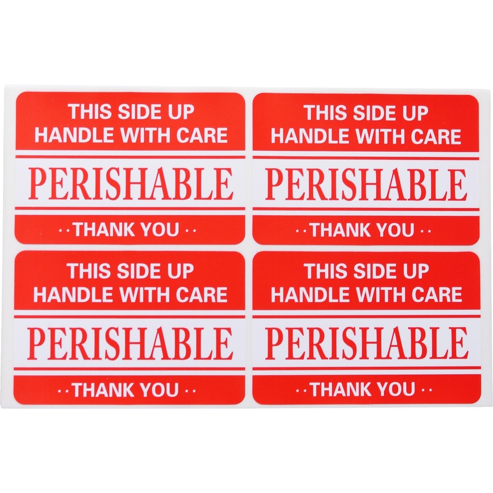 perishable sticker,2x3inch 200pcs Handle with Care Perishable Shipping sticker