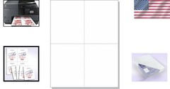 1000 White Postcards 8.5×11 Laser Inkjet Printer