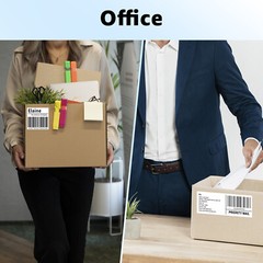 10Rolls Square Thermal Paper 750 Labels 1″ x 1″ for Dymo 30332 LabelWriter 330