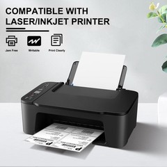 LabelMore Half Sheet Self Adhesive Shipping Labels (8.5″x5.5″) Brand New in Box!