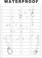 Elegant Clear Return Address Labels – 2/3″x1-3/4″ – Perfect for Inviting Mail