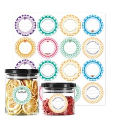 160 pcs 2″ Pantry Canning Labels Stickers for Jars Bottle and Lids