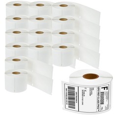 15Rolls 2-5/16″ x 4″ Large White Shipping 300 Labels 30256 For Dymo LabelWriter