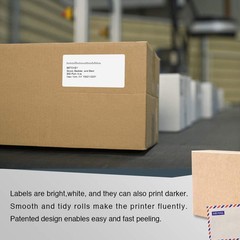 Dymo Compatible Shipping Name Badge Labels 2X4 3840 Labels 16 Rolls