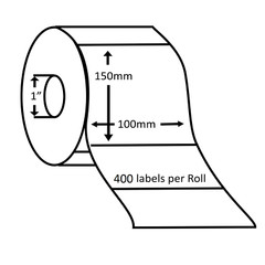 ACCUTRAC E-Commerce Shipping Lables 100mm X 150mm Thermal Barcode Labels-Pack 6