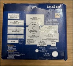 Brother DK-1247 Large Shipping Paper Labels Black on White, 180 Labels