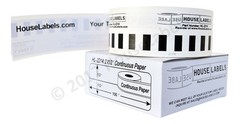 Non-OEM Fits BROTHER DK-2214 Continuous Labels (1/2″ x 100 feet) – (100) Rolls