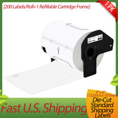 1x DK1241 Die-Cut Standard Shipping Labels 4″x6″ for Brother Use With QL-1110NWB