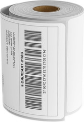 4″X 6″ Direct Thermal Shipping Labels, 1″ Core, Perforated, 250 Labels per Roll,