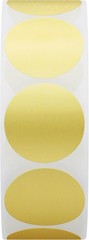 Gold Color Coding Dot Labels Envelope Seals 1 inch Round Stickers 1,000 Per R…