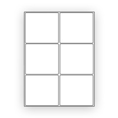 (18000) 4 x 3 1/3 “EcoSwift” Laser/Ink Address Shipping Adhesive Labels 6/sheet