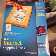 Avery Internet Shipping Labels 8126 Ink Jet