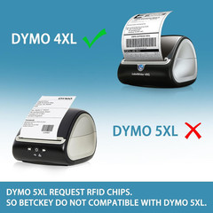 – Compatible DYMO 1744907 (4″ X 6″) Shipping Labels, Perforated, Compatible w…