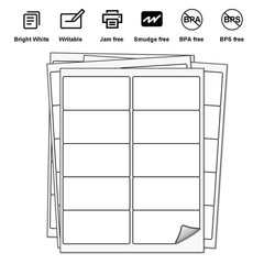 LabelMore 2 x 4 Shipping Labels for Laser or Inkjet Printable, 5000 Labels – …