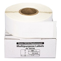 DYMO LW 30336-R REMOVABLE Multipurpose Labels (1″ x 2-1/8″) – (4) Rolls of 500
