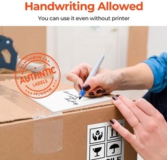 4×6 Inch Thermal Shipping Labels – 1000 Fanfold Adhesive Mailing Labels for Prin