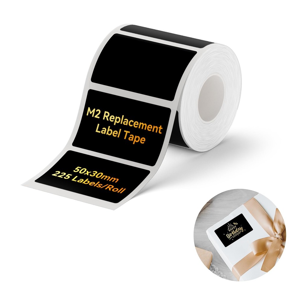 M2/M3 Thermal Transfer Labels 1.97″ x 1.18″ (50x30mm), Only for M2/M3 Label M…