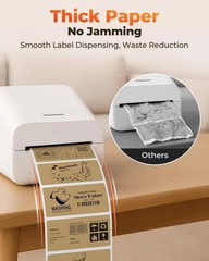 4” X 2” Direct Thermal Labels, Thermal Printer Stickers, Strong Adhesive & Perfo