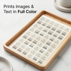 1″ X 1″ Matte White Printable Labels (500 Sheets, 31500 Stickers) Custom Stic…