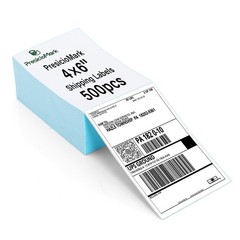 4×6 Thermal Shipping Labels 500 Fanfold Perforated Permanent Adhesive
