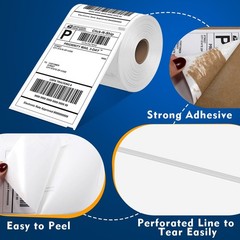L LIKED 30 Rolls Shipping Labels 4×6 for Dymo Rollo