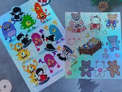 Printable Sparkle Holographic Sticker Paper 20 Sheets 8.5×11 Inch Waterproof …