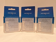 Lot Of 3 DYMO Labels 30327 9/16 X 3 7/16 130 Each New In Box Read Desc See Pics