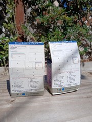 SEIKO File Folder Labels CLEAR SLP-FLG 1 1/8″ X 3 1/2″ Lot Of 2