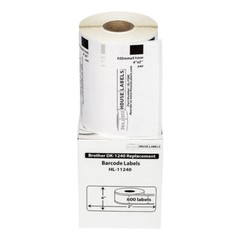 Non-OEM Fits BROTHER DK-1240 Labels (4″ x 2″) – (2) Rolls of 600