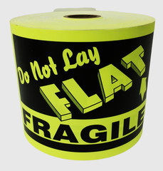 Shipping Labels- Do Not Lay Flat Fragile 250 Each, 1-12 Rolls