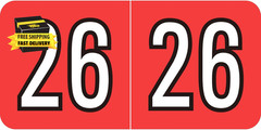 2026 Year Stickers, 500 Pcs File Folder Labels Self Adhesive 3/4″ X 1-1/2″ Chart