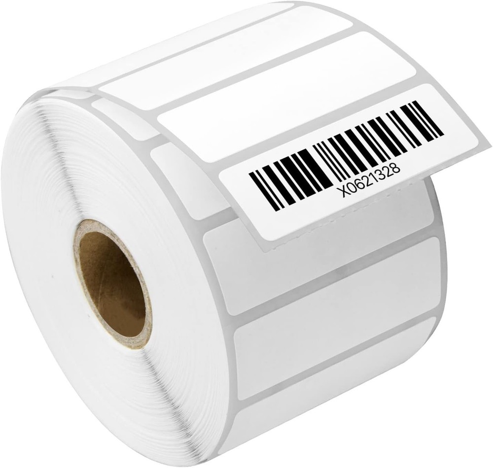 Direct Thermal Blank Shipping Labels, 2.25″x0.75″ (10 Rolls, 17000 Labels) | For