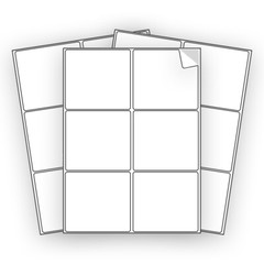 (30) 4 x 3 1/3 “EcoSwift” Laser/Ink Address Shipping Adhesive Labels 6 per sheet