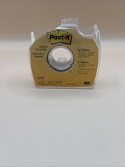 Post-it Labeling and Cover-Up Tape: 1 in. (White) Open Used