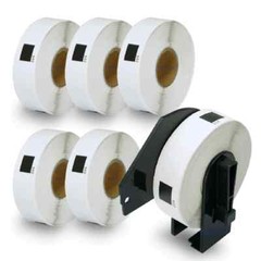 6 PACK Multi-Purpose Address Labels For Brother DK-1204 QL Printers 400/roll
