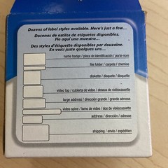 DYMO Labelwriter Address Labels 1.13 X 3.5in White Starter Roll