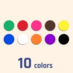 6000 Pack, 1/4 Small Colored Dot Stickers round Labels – 10 Colors