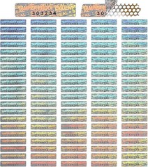 Marspark 1000 Pieces Silver Security Tamper Evident Seals Stickers Void Original