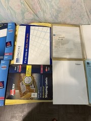 Avery Shipping Labels Lot TrueBlock Technology, 5.5×8.5, 3.5×5, Sticker Pages 🔥