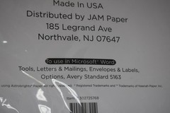 Jam Paper Shipping Address Labels Standard Mailing 2″ x 4″ Lunar Blue Kraft