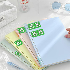 500 Pieces 2026 Year Stickers File Folder Year Labels Rectangle Coded Colored…