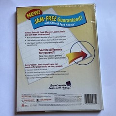 Avery Clear 5661 EasyPeel Laser Address Label 1″ x 4 1/8” 1000/box / Brand New