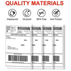 4×6 Thermal Shipping Labels 900 Labels 2 Rolls BPA Free Heavy Duty Adhesive For