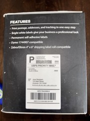 ONYX Shipping Labels, 4″ x 6 1/4″, 250 Labels per Roll have 13 BN Rolls avail.