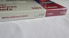 AVERY White Address Labels 5161 Laser 1”x4” 2000 labels